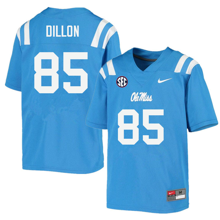 Men #85 Jeremiah Dillon Ole Miss Rebels College Football Jerseys Sale-Power Blue